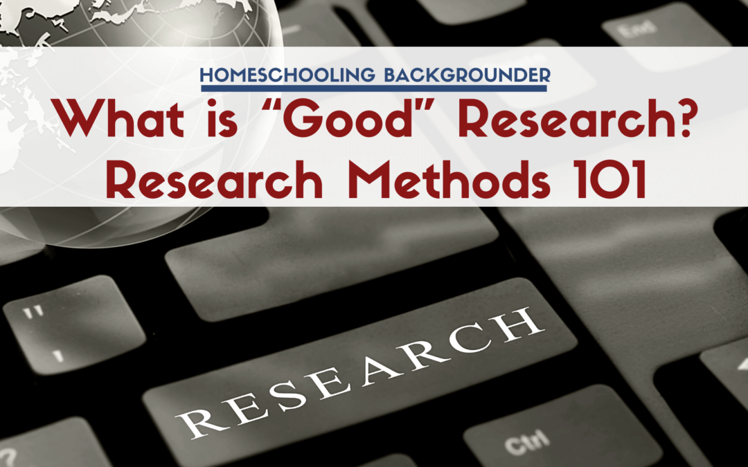 Good Research about Homeschooling graphic